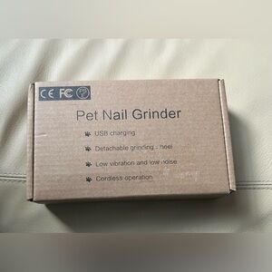 Pet Nail Grinder - USB Charging, Low Noise